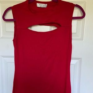 Bailey 44 sleeveless red hot tank!! 🔥